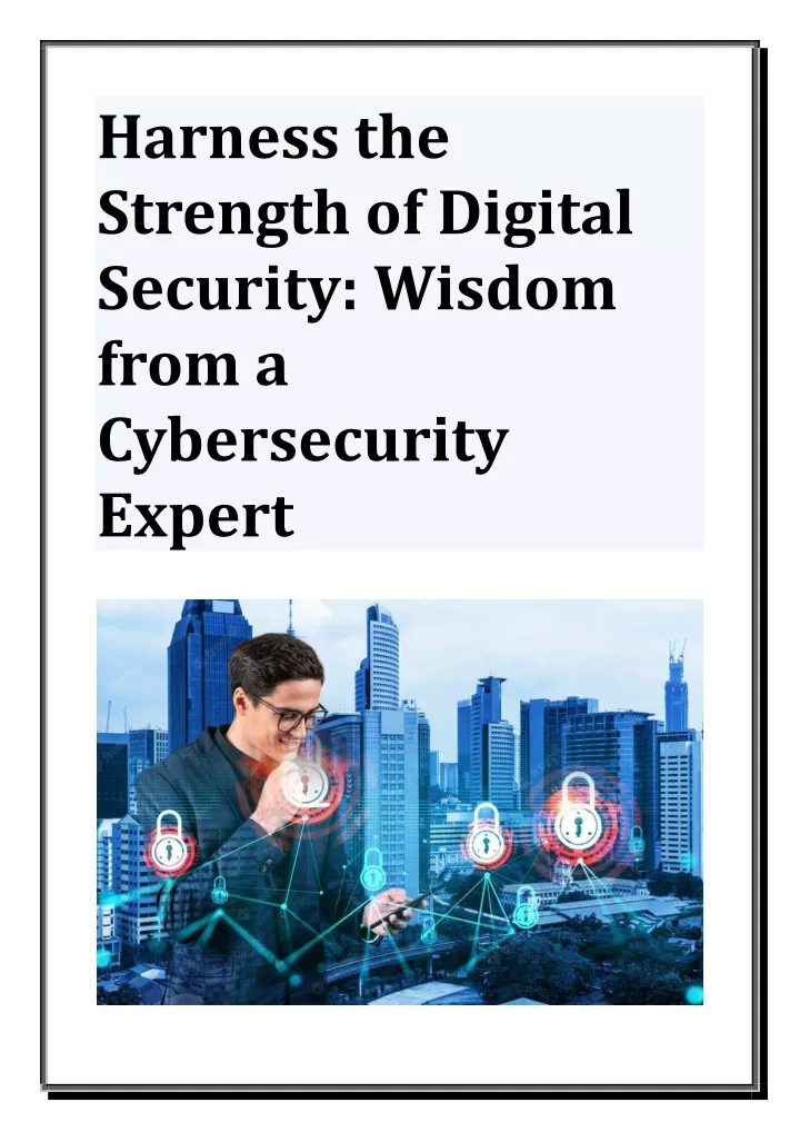 harness the strength of digital security wisdom