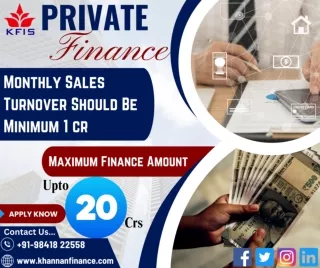 Private Finance & Loan In Chennai @ KFIS...!!