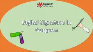 Digital Signature in Gurgaon