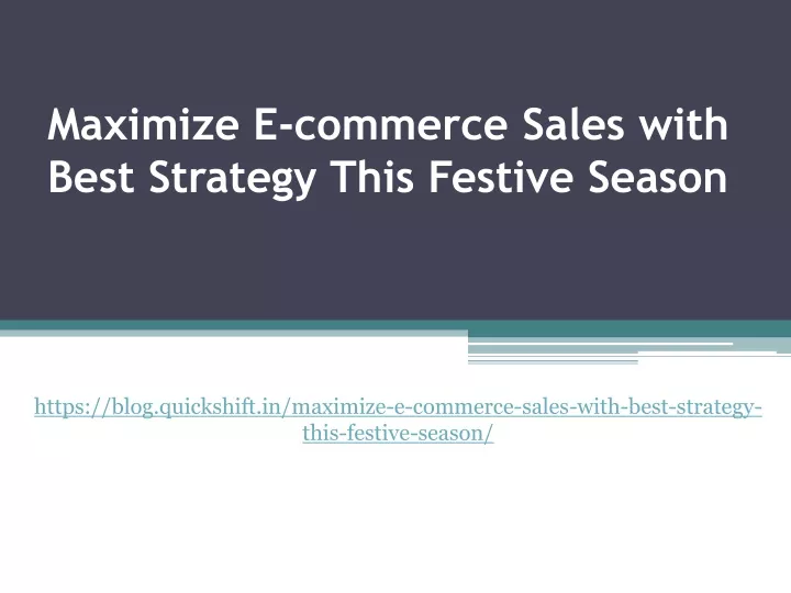 maximize e commerce sales with best strategy this festive season