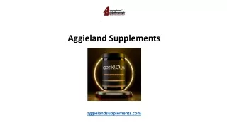 Aggieland Supplements