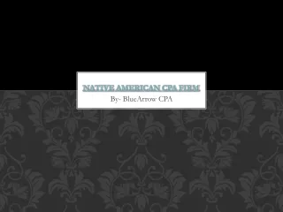 Native American CPA Firm-BA