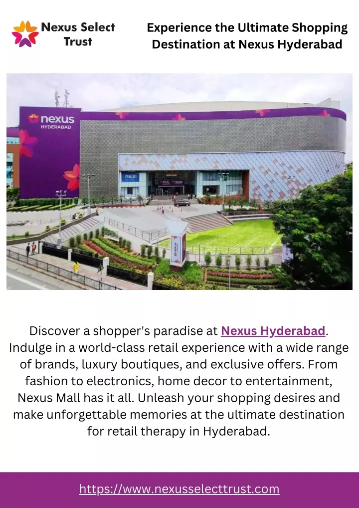 experience the ultimate shopping destination