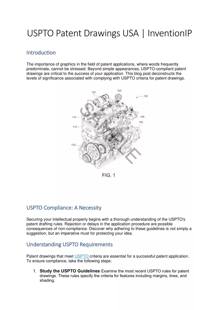 uspto patent drawings usa inventionip