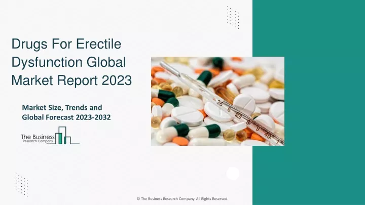 drugs for erectile dysfunction global market