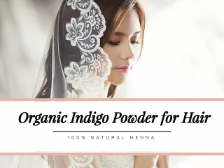 Organic Indigo Powder for Hair