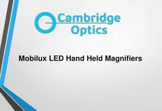 Mobilux LED Hand Held Magnifiers