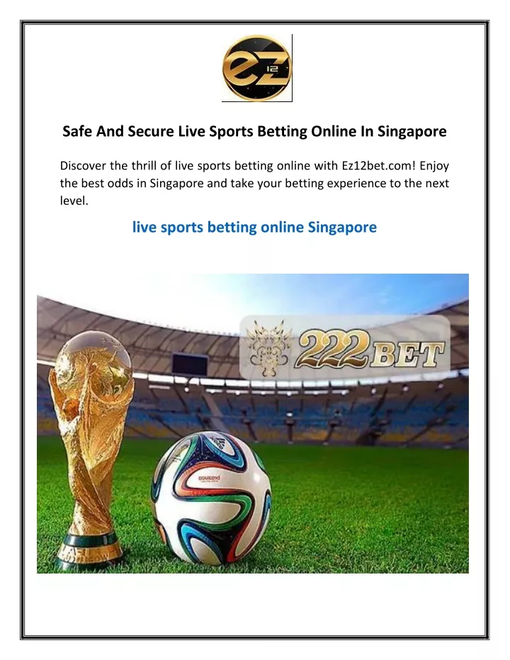 safe and secure live sports betting online