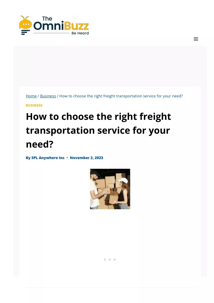 home business how to choose the right freight