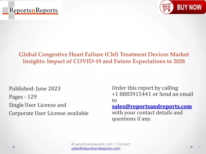 global congestive heart failure chf treatment