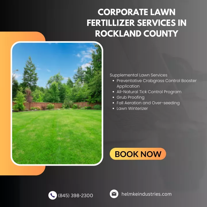 corporate lawn fertillizer services in rockland