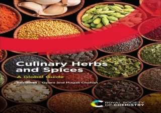 DOWNLOAD PDF Culinary Herbs and Spices: A Global Guide