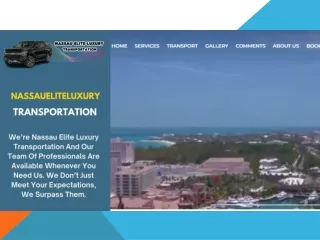 Luxury Transportation in Bahamas