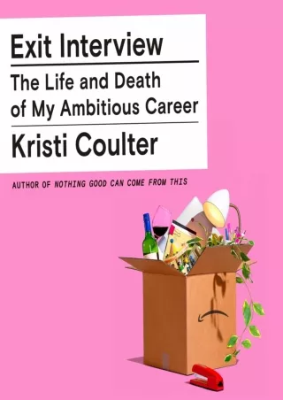 PDF/READ Exit Interview: The Life and Death of My Ambitious Career