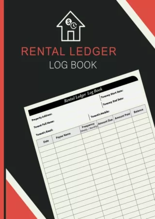 PDF_ Rental Ledger Log Book: A Rent Income Expense Bookkeeping, Landlord Property