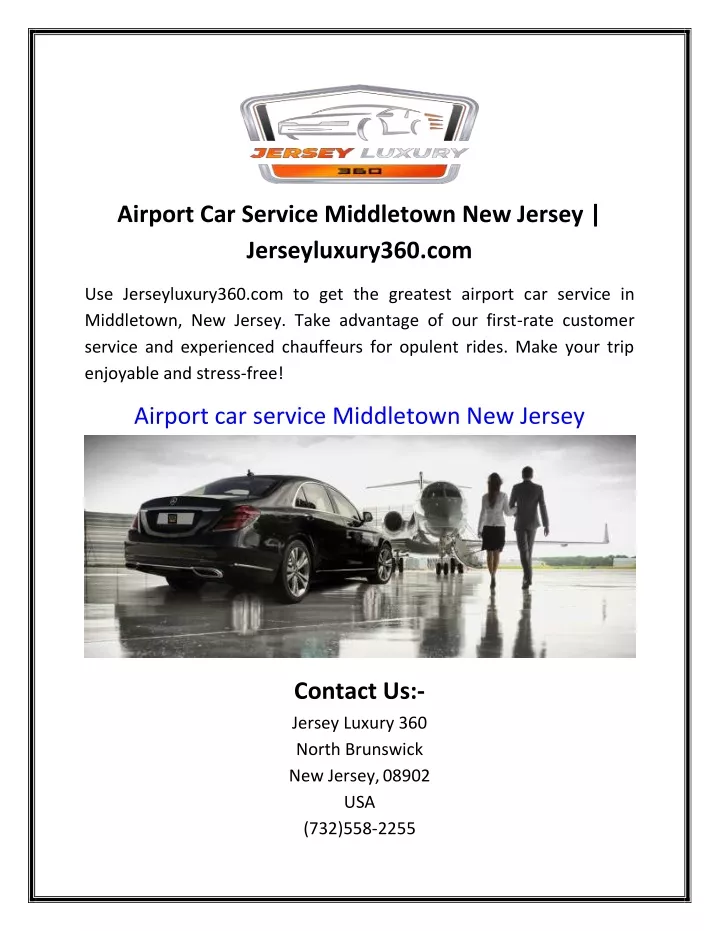 airport car service middletown new jersey