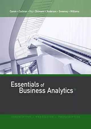 $PDF$/READ/DOWNLOAD Essentials of Business Analytics