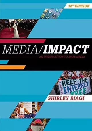 PDF_ Media/Impact: An Introduction to Mass Media