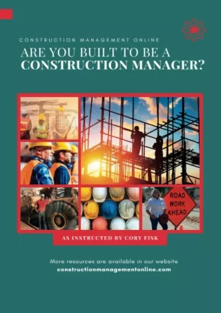 get [PDF] Download Are You Built To Be A Construction Manager?