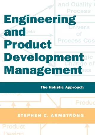 Read ebook [PDF] Engineering and Product Development Management: The Holistic Approach