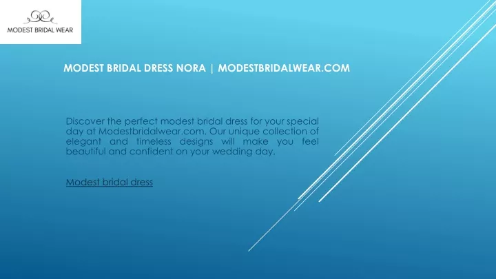 modest bridal dress nora modestbridalwear com