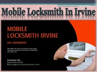 Mobile Locksmith In Irvine