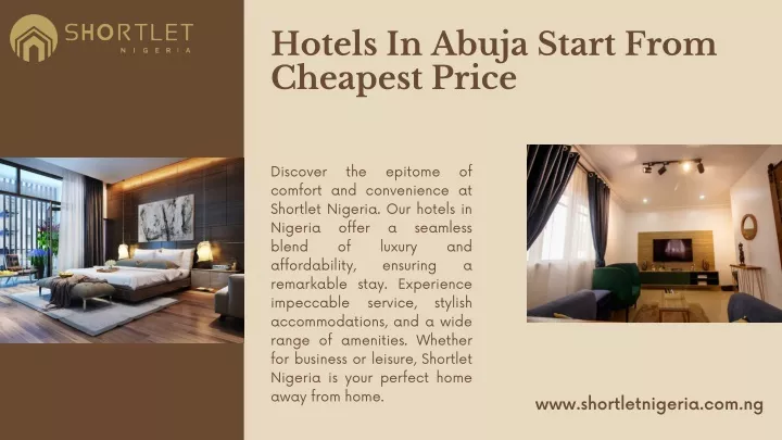 hotels in abuja start from cheapest price