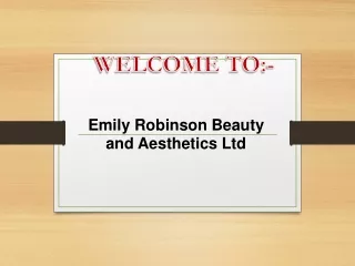 welcome to