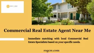 Commercial Real Estate Agent Near Me