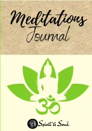 get [PDF] Download Meditation journal: record your experiences and improve your meditation
