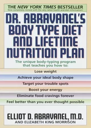 PDF_ Dr. Abravanel's Body Type Diet and Lifetime Nutrition Plan