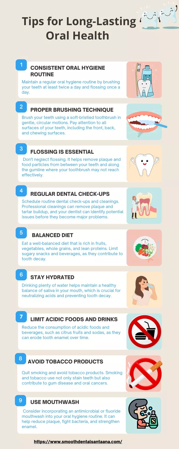 tips for long lasting oral health
