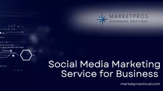 Social Media Marketing Service for business by MarketPros Responsive Solutions