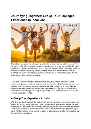 Journeying Together_ Group Tour Packages Experience in India 2023 (1)
