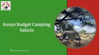 Kenya Budget Camping Safaris