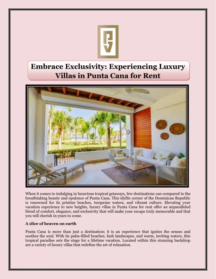 embrace exclusivity experiencing luxury villas