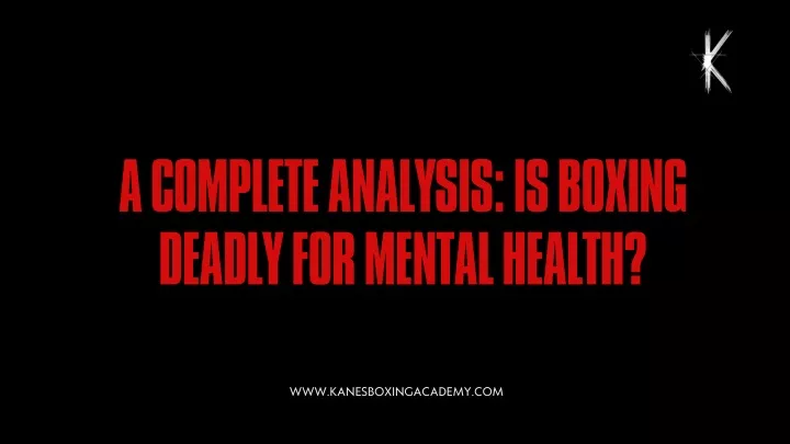 a complete analysis is boxing