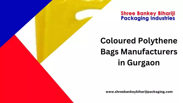 coloured polythene bags manufacturers in gurgaon
