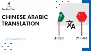 Chinese Arabic Translation Companies in UAE - TradersFind