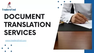 Document Translation Services at best price in UAE on Tradersfind.com