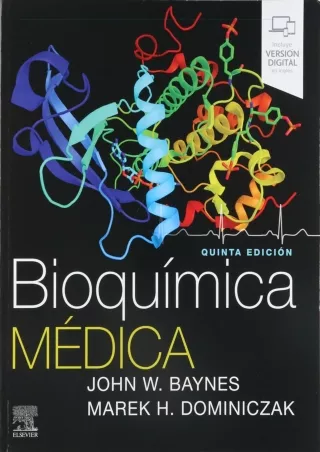 get [PDF] Download Bioquímica médica