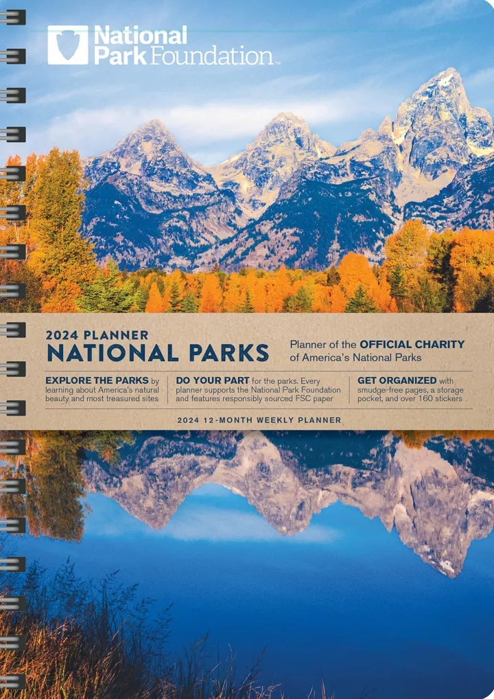 Pdf 2024 National Park Foundation Planner N 
