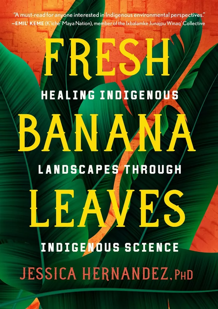 read download fresh banana leaves healing