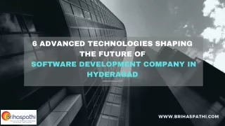 6 advanced technologies shaping the future