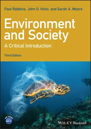 PDF/READ/DOWNLOAD  Environment and Society: A Critical Introduction (Critical In