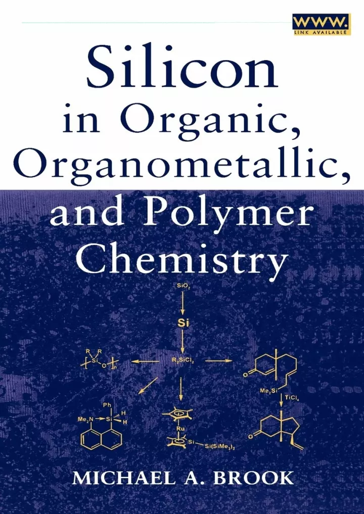 pdf read online silicon in organic organometallic