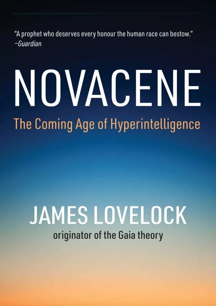 pdf read novacene the coming