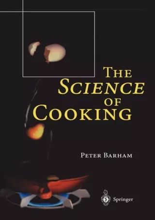 [PDF READ ONLINE]  The Science of Cooking