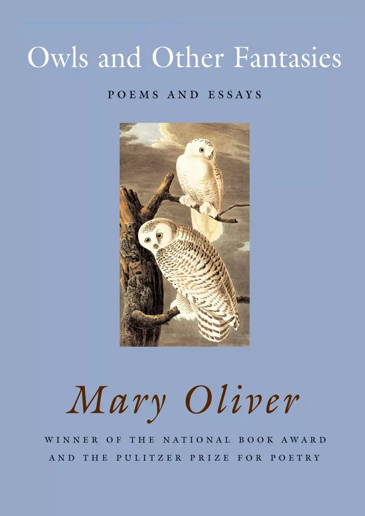 pdf read online owls and other fantasies poems