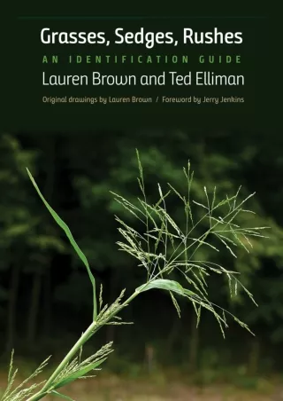 PDF/READ/DOWNLOAD  Grasses, Sedges, Rushes: An Identification Guide